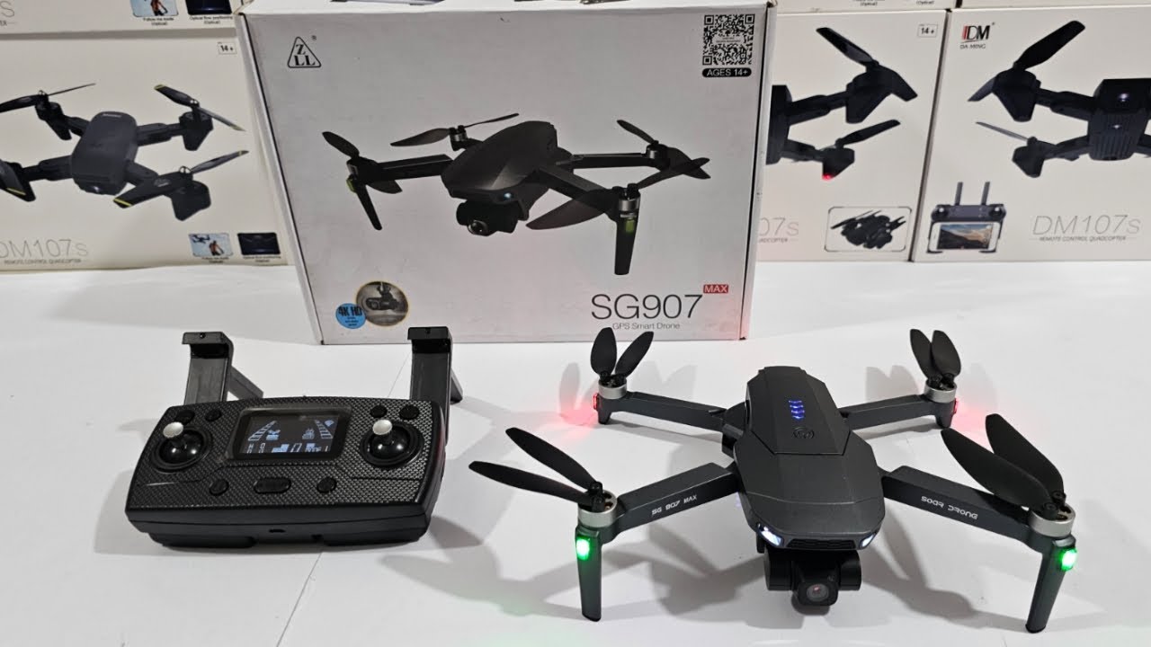 Best Drone Camera SJRC SG907 MAX Drone Camera Unboxing Review, Water