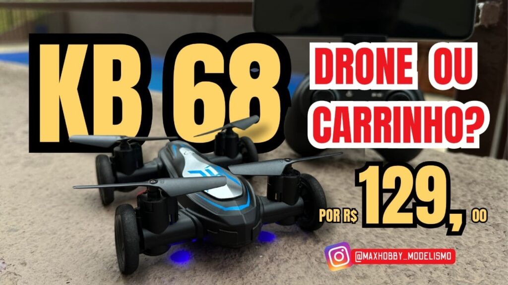 BAITA CARRINHO DRONE DE CONTROLE REMOTO KB 68 REVIEW