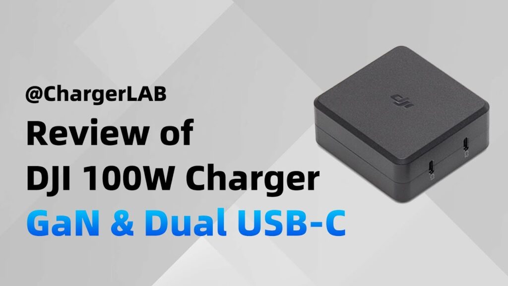 Review of DJI 100W Dual USB-C GaN Power Adapter (For Drones and More)