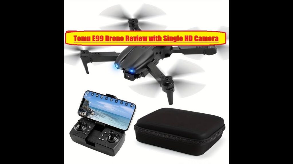 1st Temu Purchase: E99 Pro Drone with HD Camera, unboxing, review and testing!