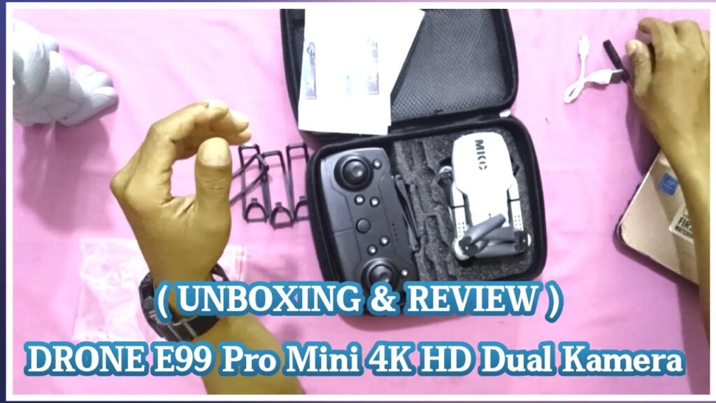 UNBOXING & REVIEW‼️Drone E99 Pro Mini 4K HD Dual Kamera
