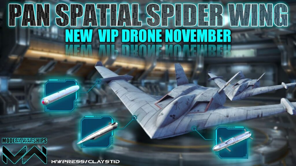 Pan Spatial Spider Wing Modern Warships | New Drone Review